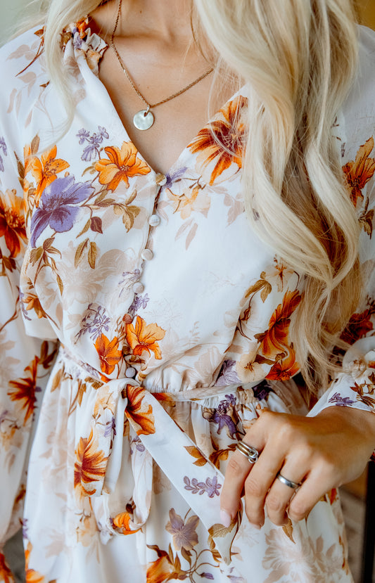 Summer Days Floral Romper