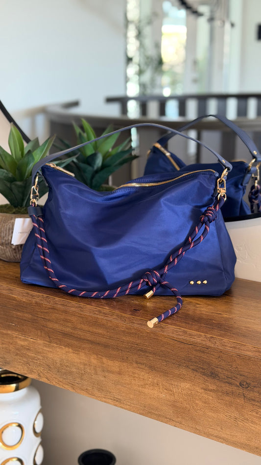Nikki Nylon Slouchy Shoulder Bag