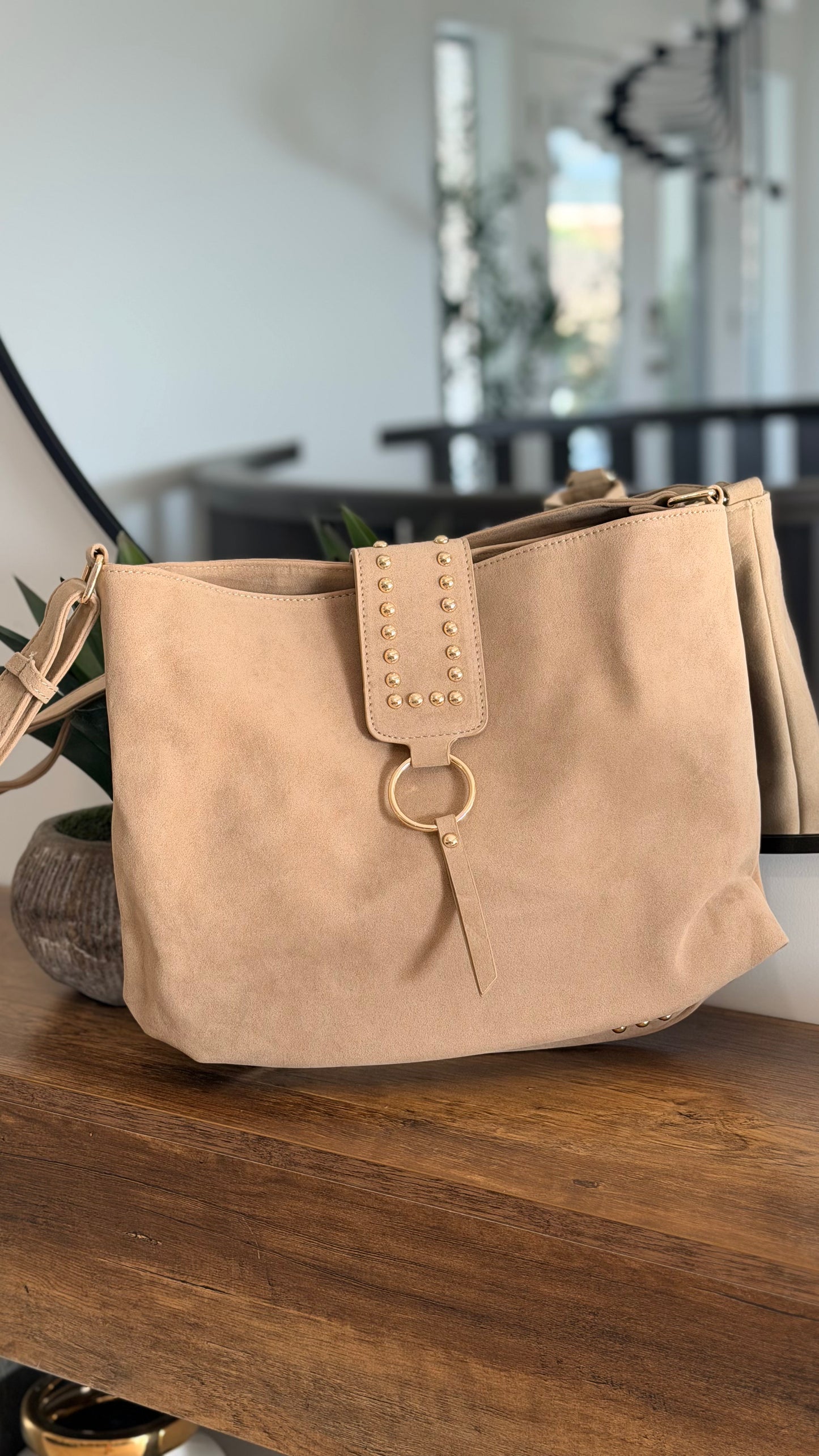 Rosemary Suede Bucket Bag