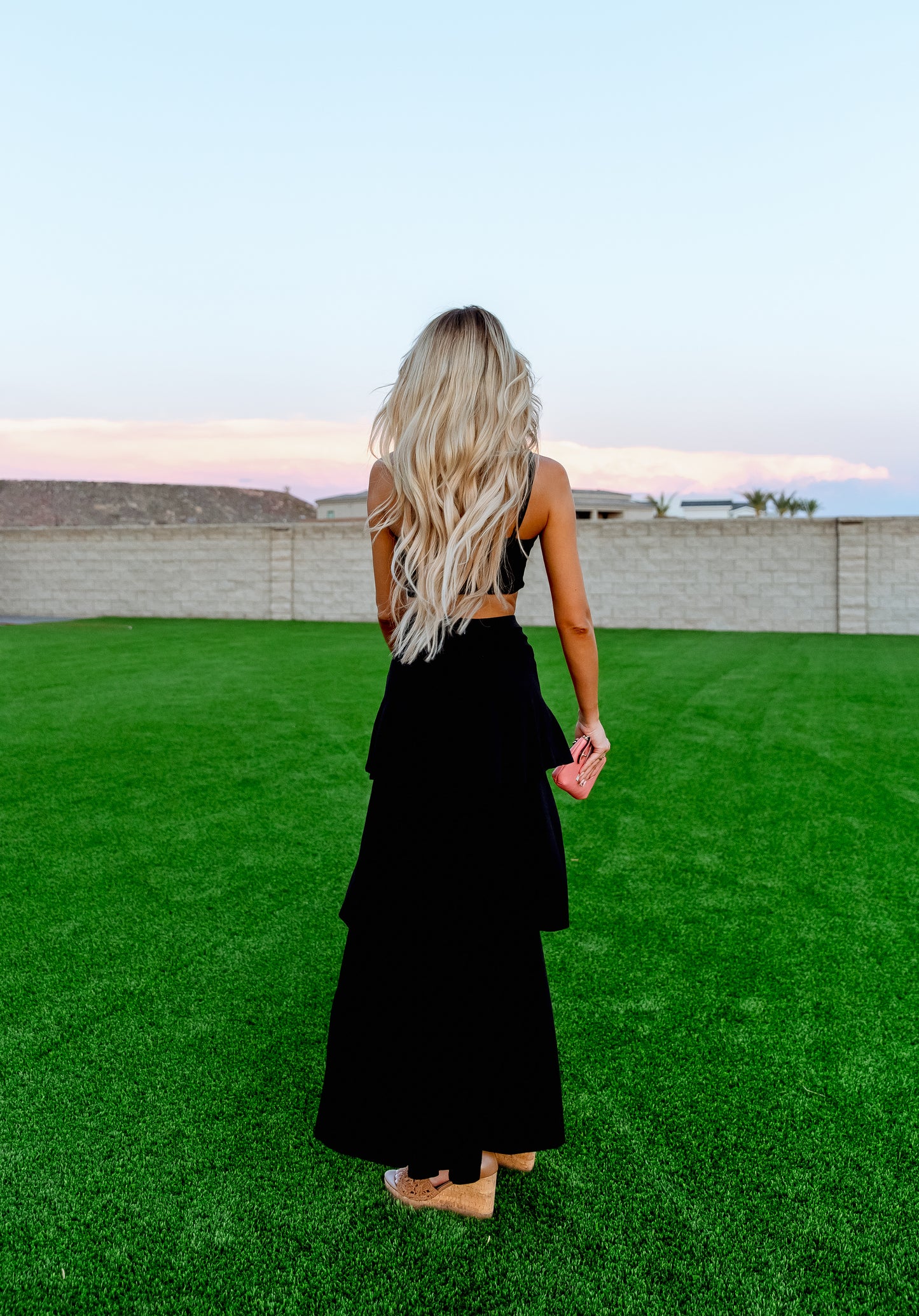 Sable Black Maxi Skirt