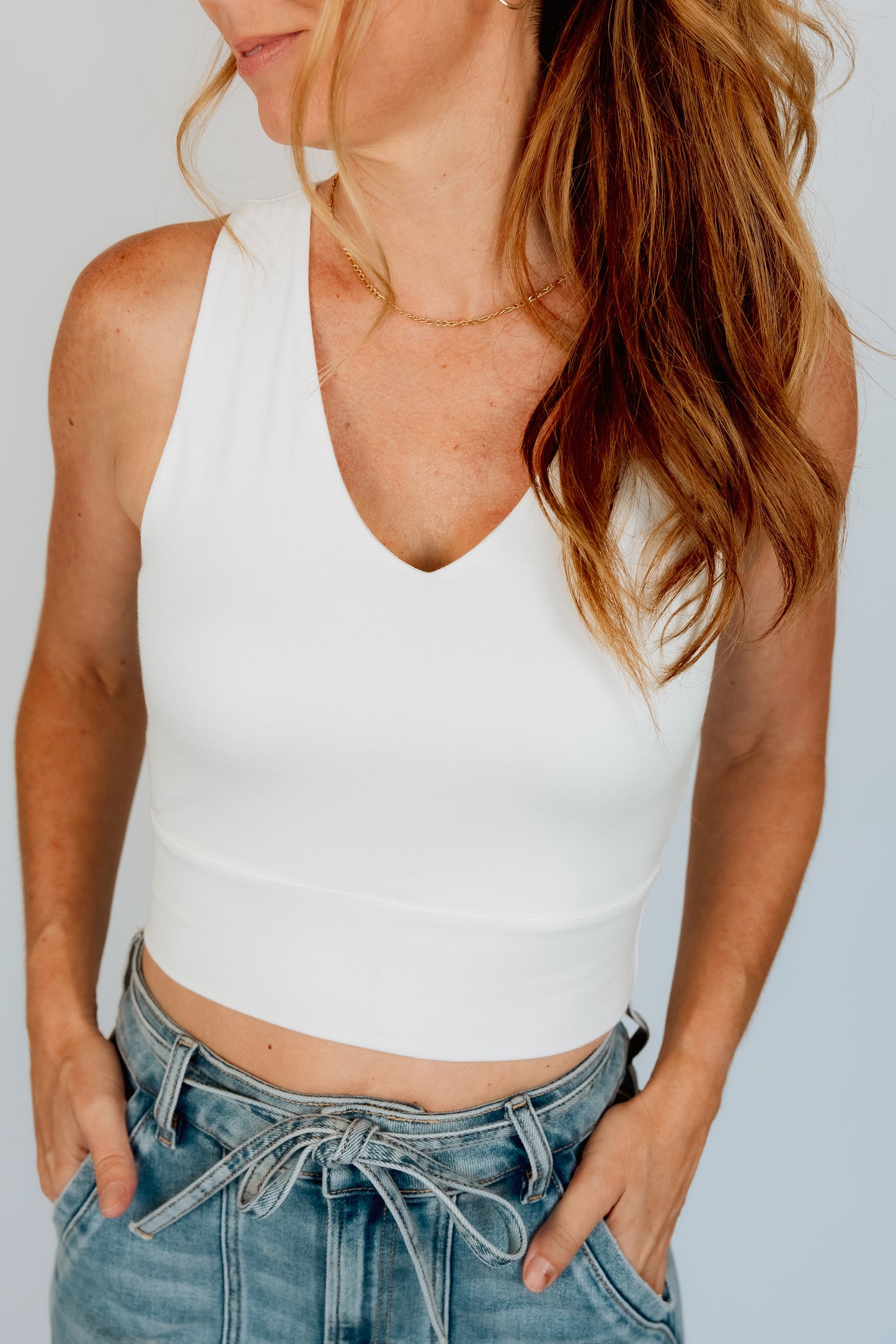 Double Layer Crop Tank