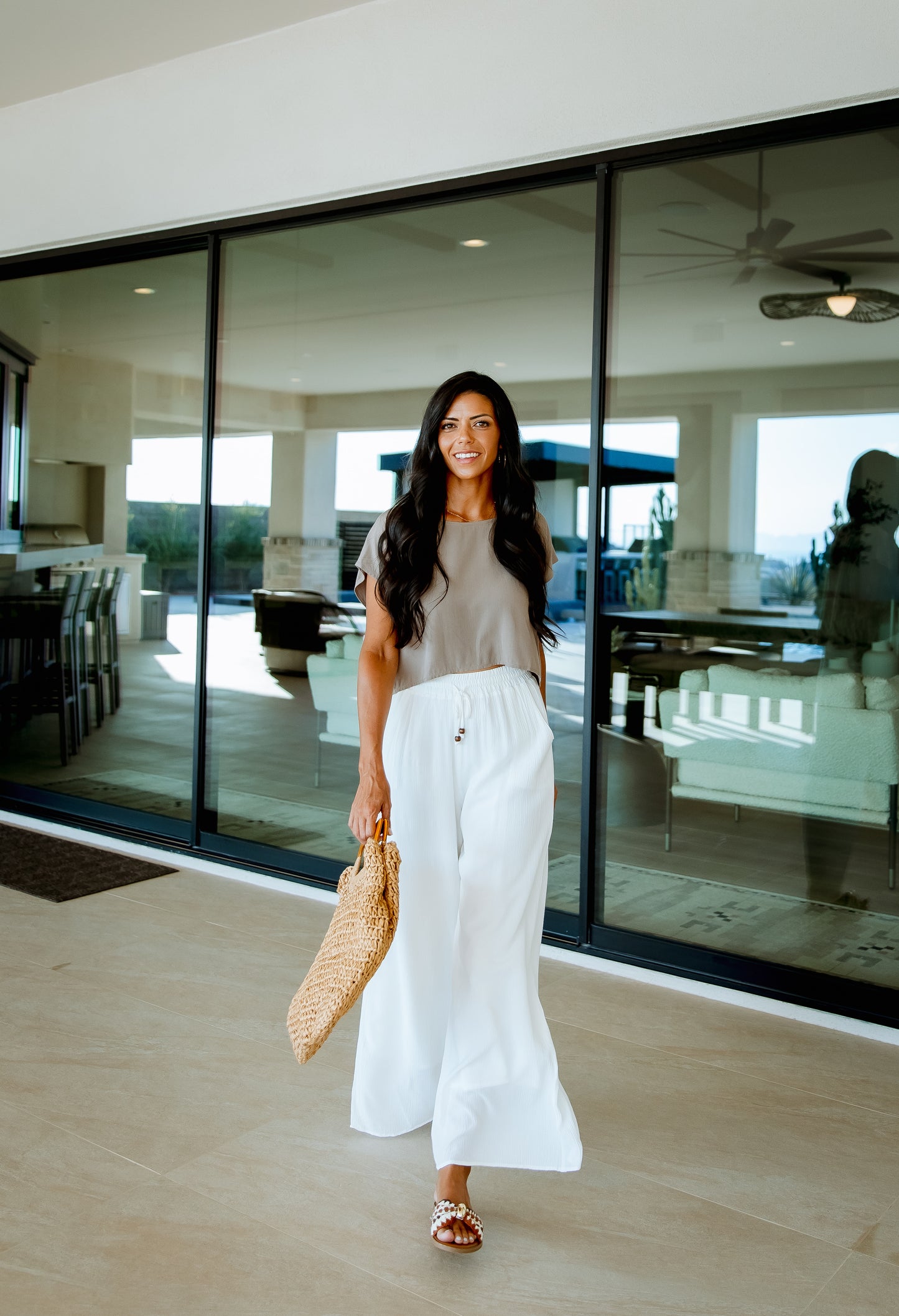 Brooke Solid Wide Leg Pant