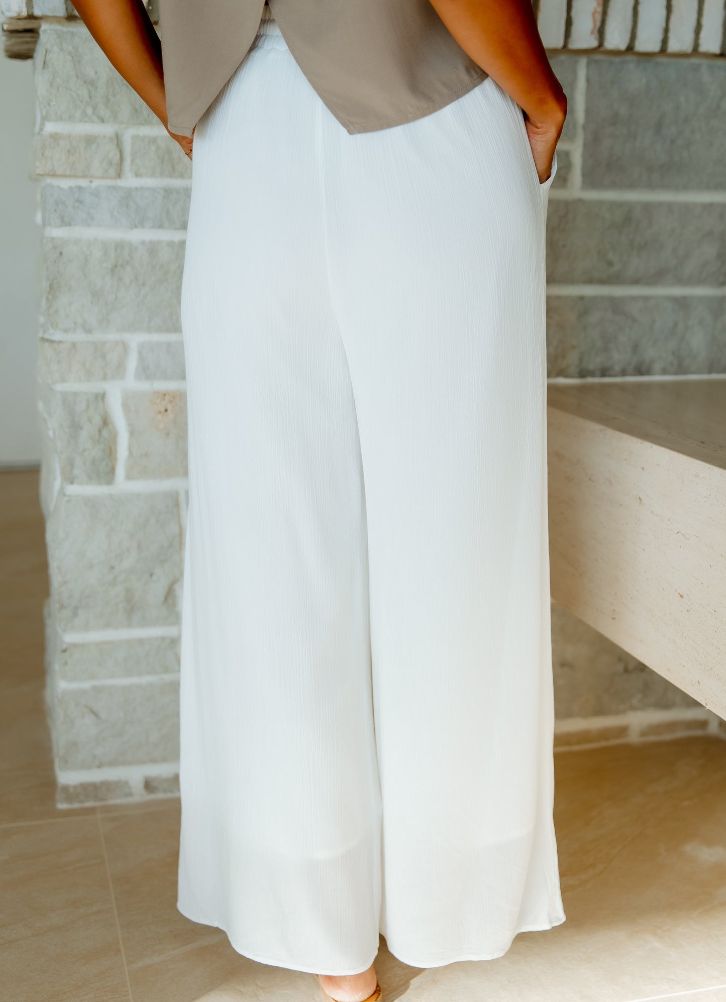Brooke Solid Wide Leg Pant