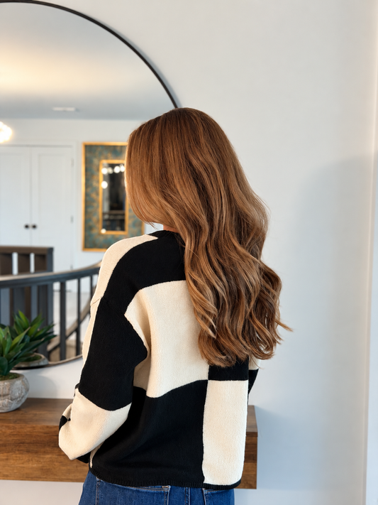 The London Checkered Sweater