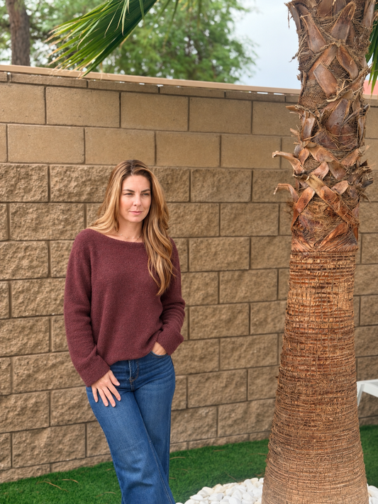 The Dallas Boat Neck Sweater