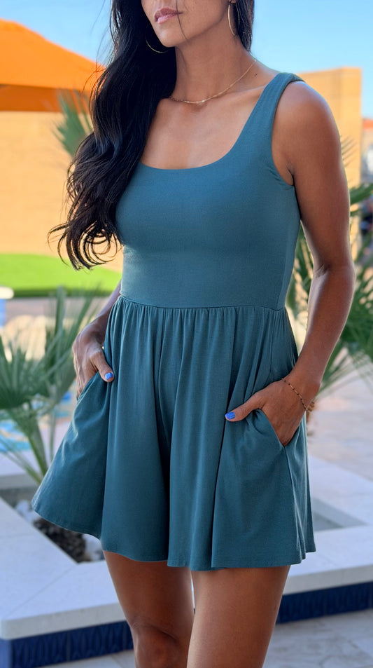 Stacey Sleeveless Romper