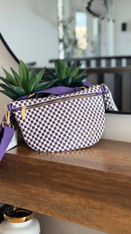 Westlyn Woven Bum Bag - Purple